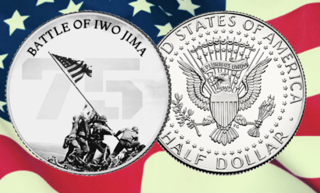 Battle Of Iwo Jima 75 Anniversary Half Dollar