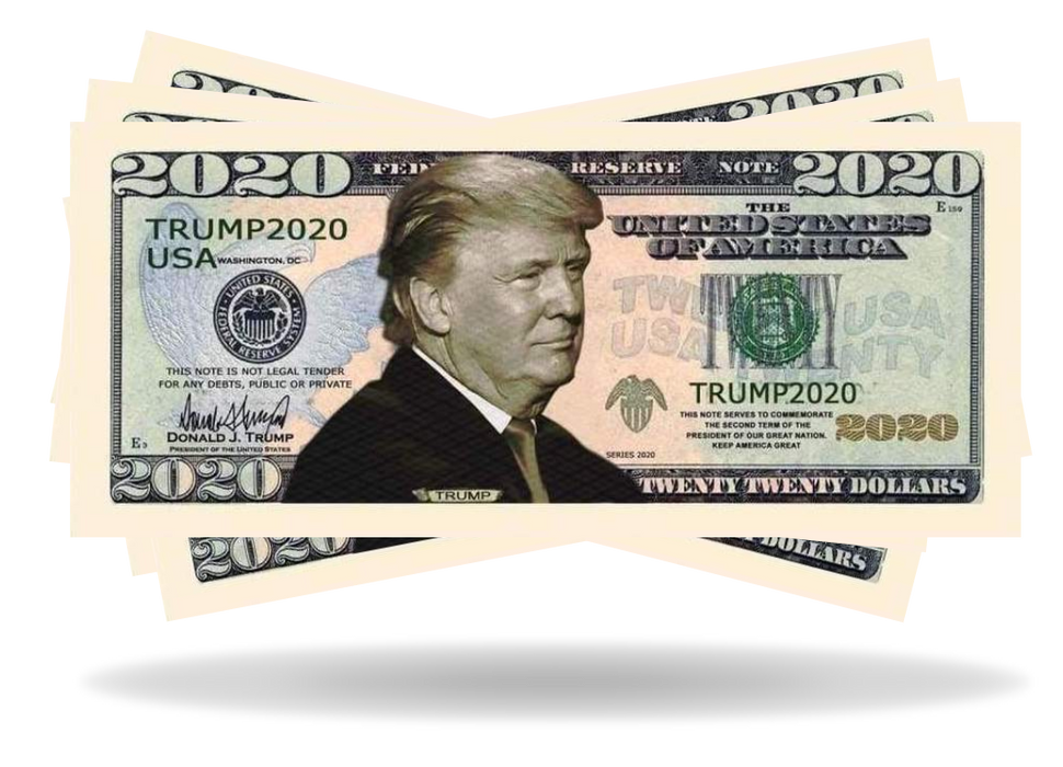 Trump 2020 Commemorative Bills (5 Pack)