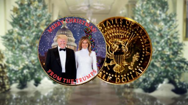 Merry Christmas from the Trumps Gold Half Dollar