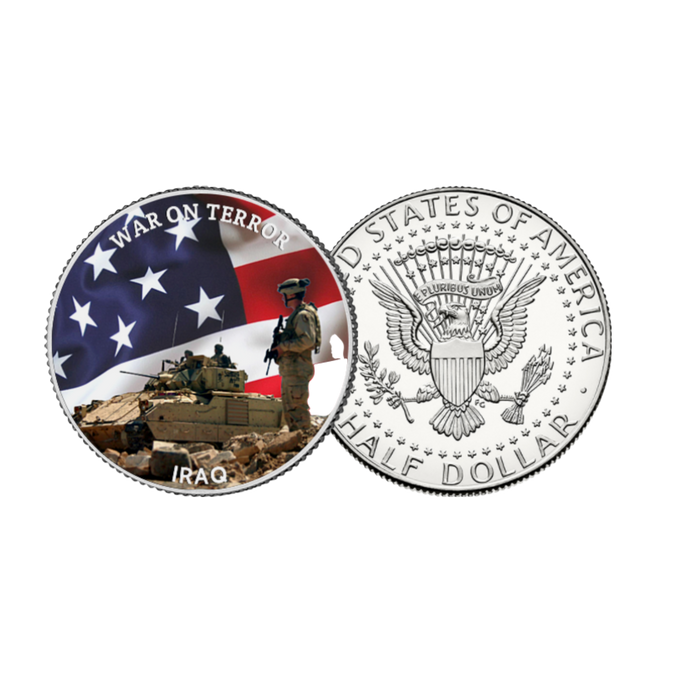 Iraq War On Terror Memorial Half Dollar Coin