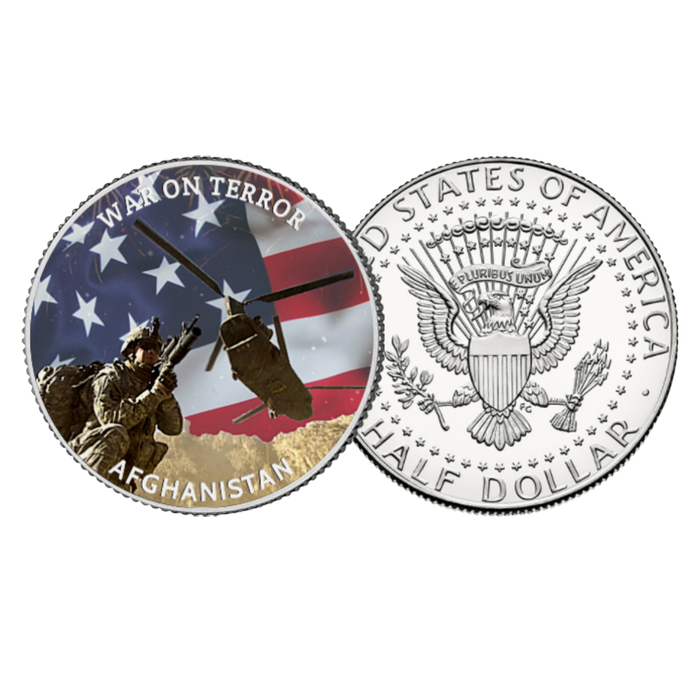 Afghanistan War On Terror Memorial Coin